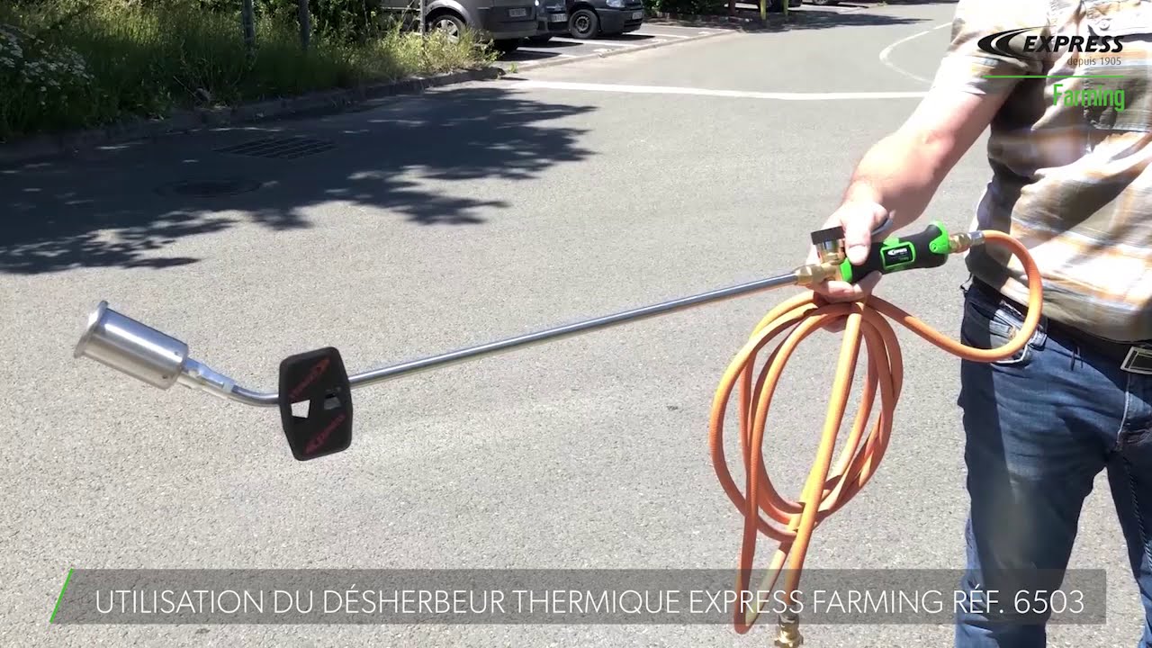 ▶️[TUTO] Bien utiliser le désherbeur thermique  Express Farming Réf.  6503 #desherbeur #ecologie