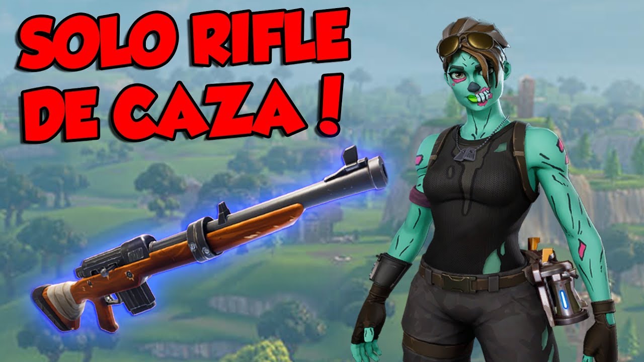 💀 ¡GANANDO SOLO con RIFLE DE CAZA! 💀 ~ FORTNITE
