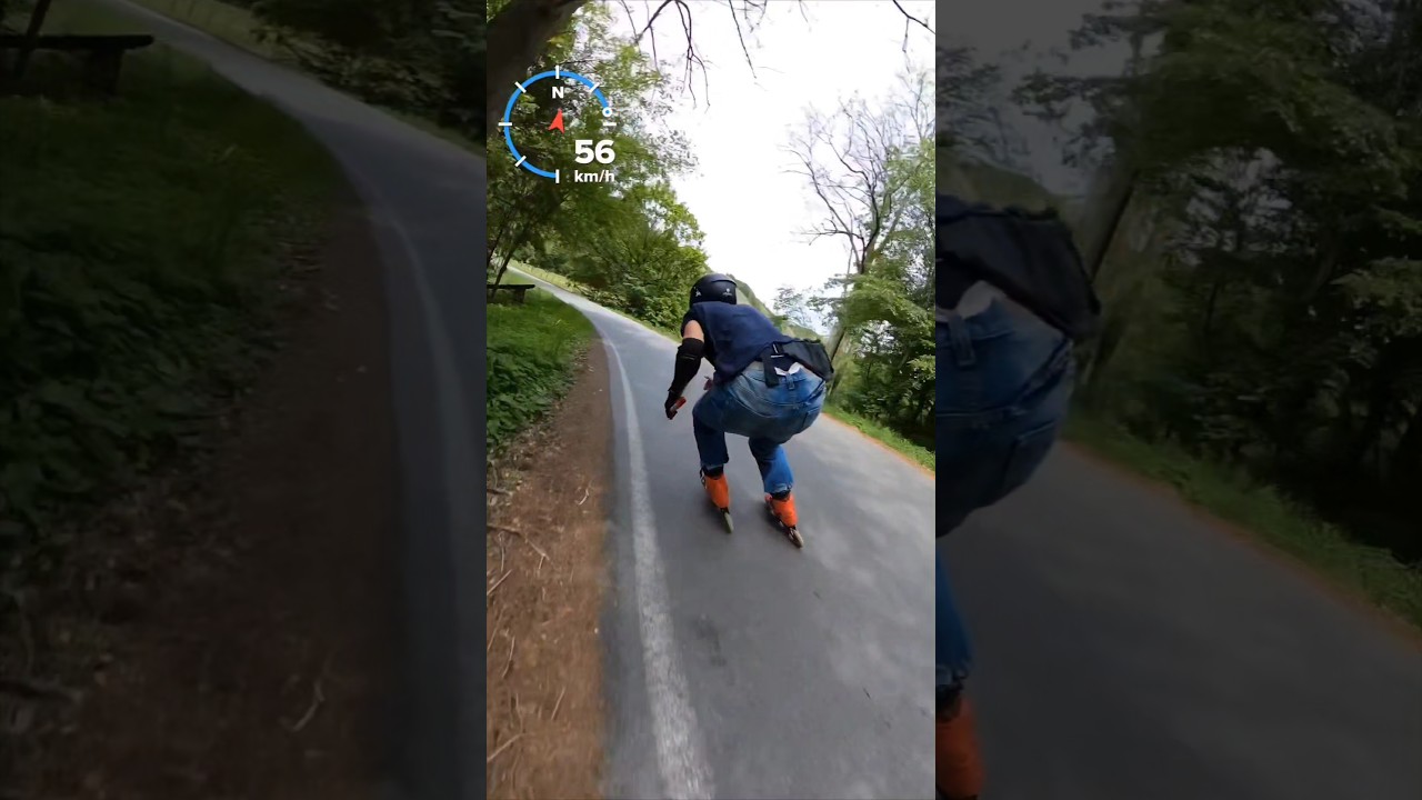 How to stop on #inline #skates #downhill