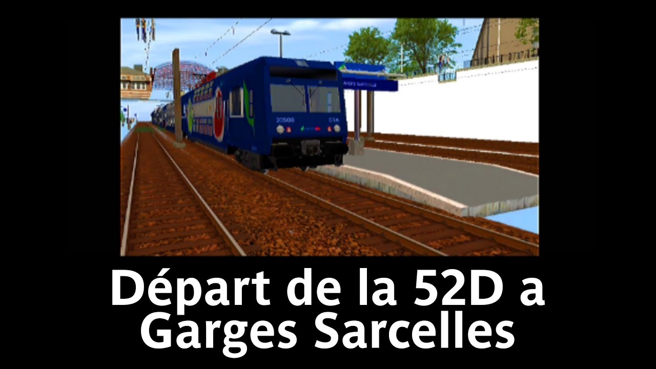 [Trainz Android] Départ d'une Z20500 Hybride 52D a Garges Sarcelles.