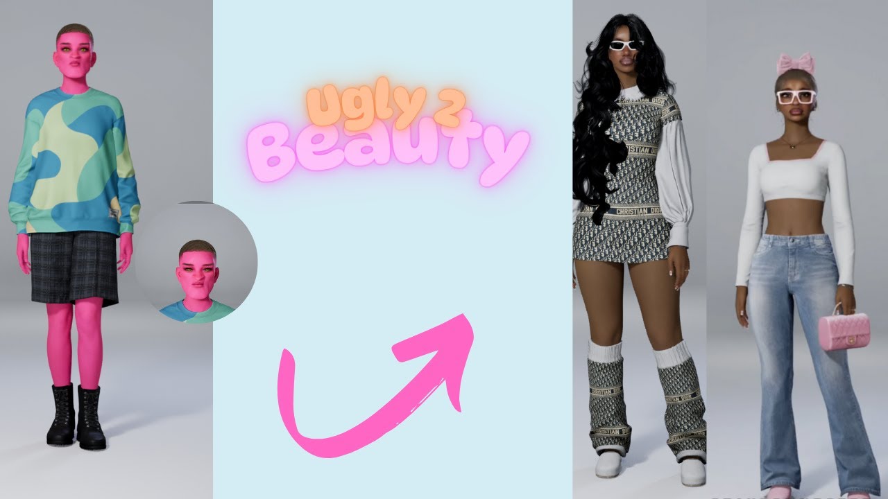 Ugly to Beauty InZoi Edition| TRUST THE PROCESS! 😭| *Hilarious*