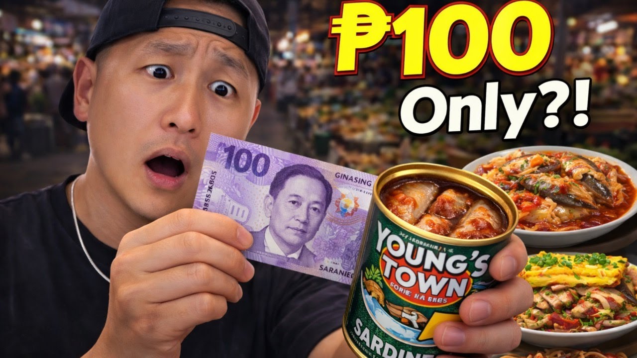 I Only Had ₱100 for 24 Hours… This Is What I Ate 🇵🇭
