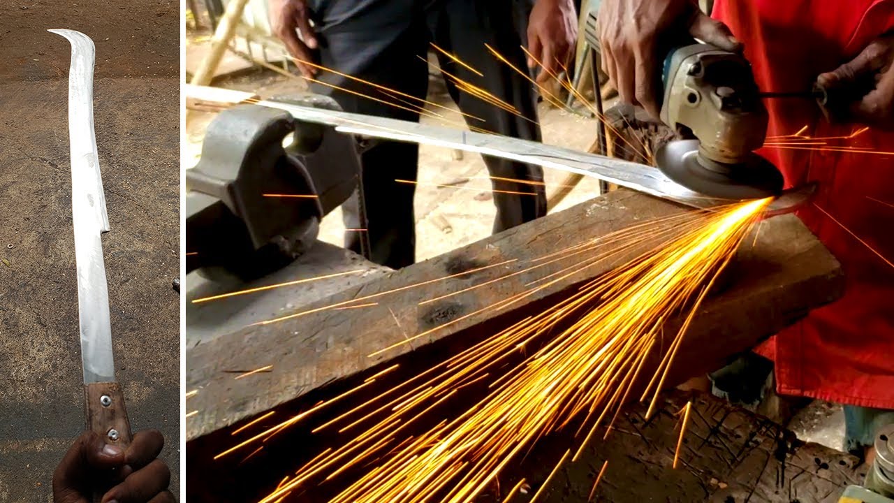 MAKING A SUPER SHARP SWORD | Made In Sri Lanka