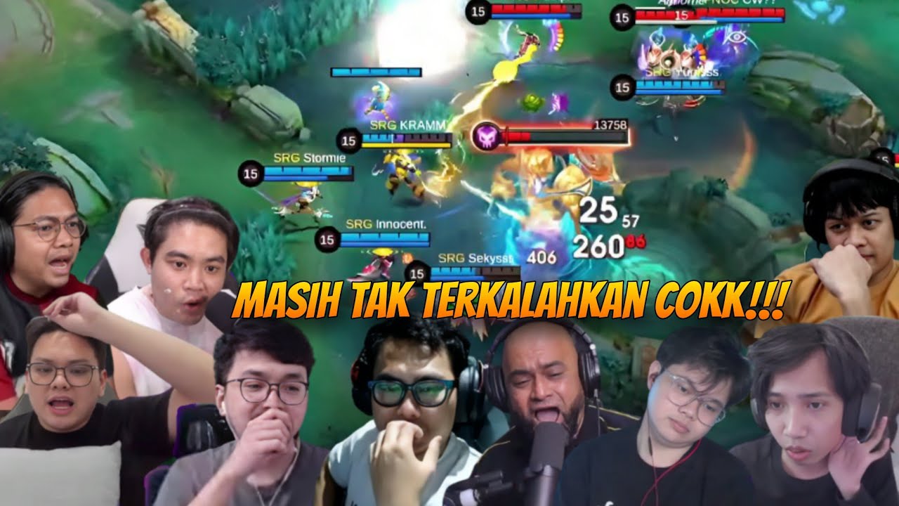MATCH SERU!! REAKSI PARA STREAMERS ONIC VS SRG.... MASIH TAK TERKALAHKAN🥶🥶