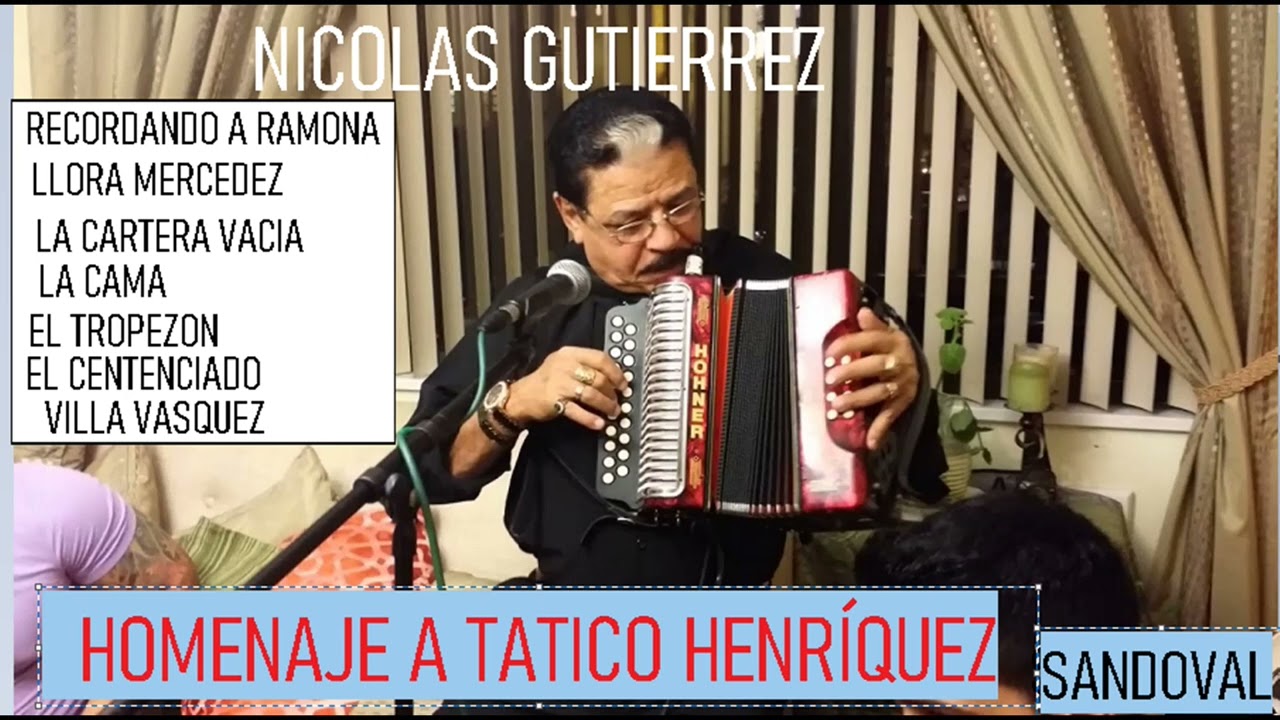 NICOLAS GUTIERREZ HOMENAAJE A TAATICO HENRRIQUEZ