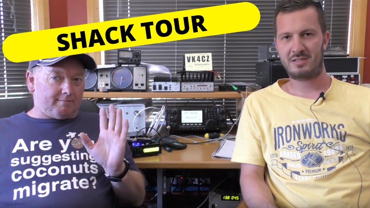 Virtual Ham Radio Shack Tour - with VK7TW and VK7ZBX