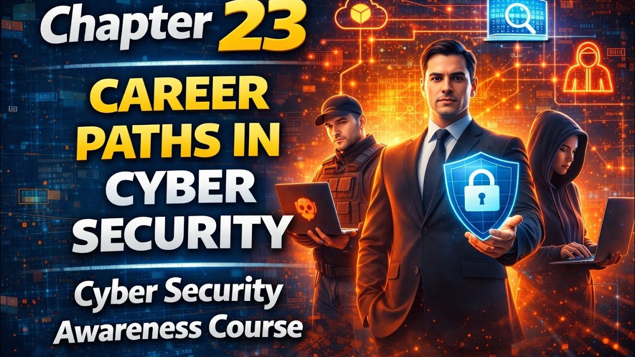 Chapter 23 — Career Paths in Cyber Security | Cyber Security Awareness Course
