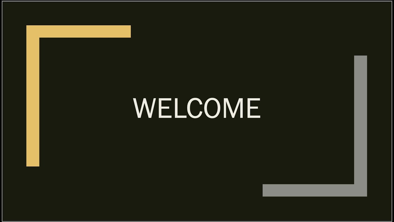 Welcome Video
