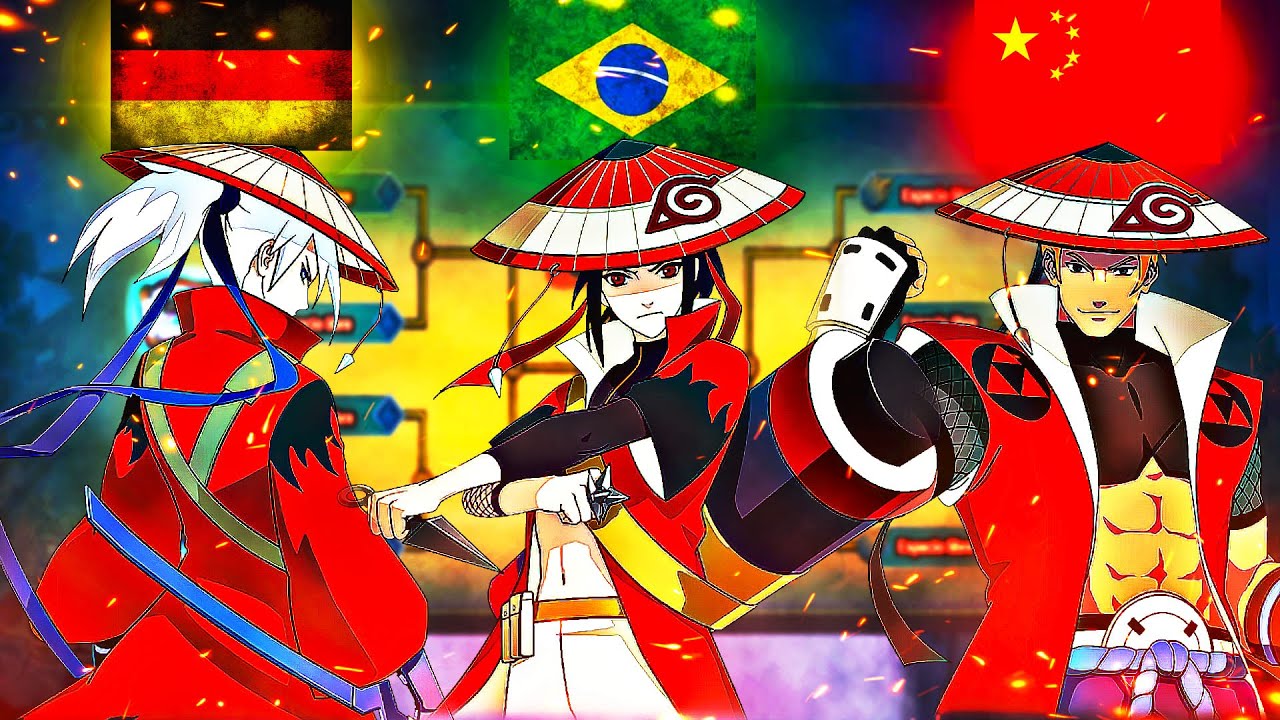 TRIPLE FINAL! Space-Time: GERMANY, BRAZIL & CHINA 8 & 7 Millions in ACTION | Naruto Online