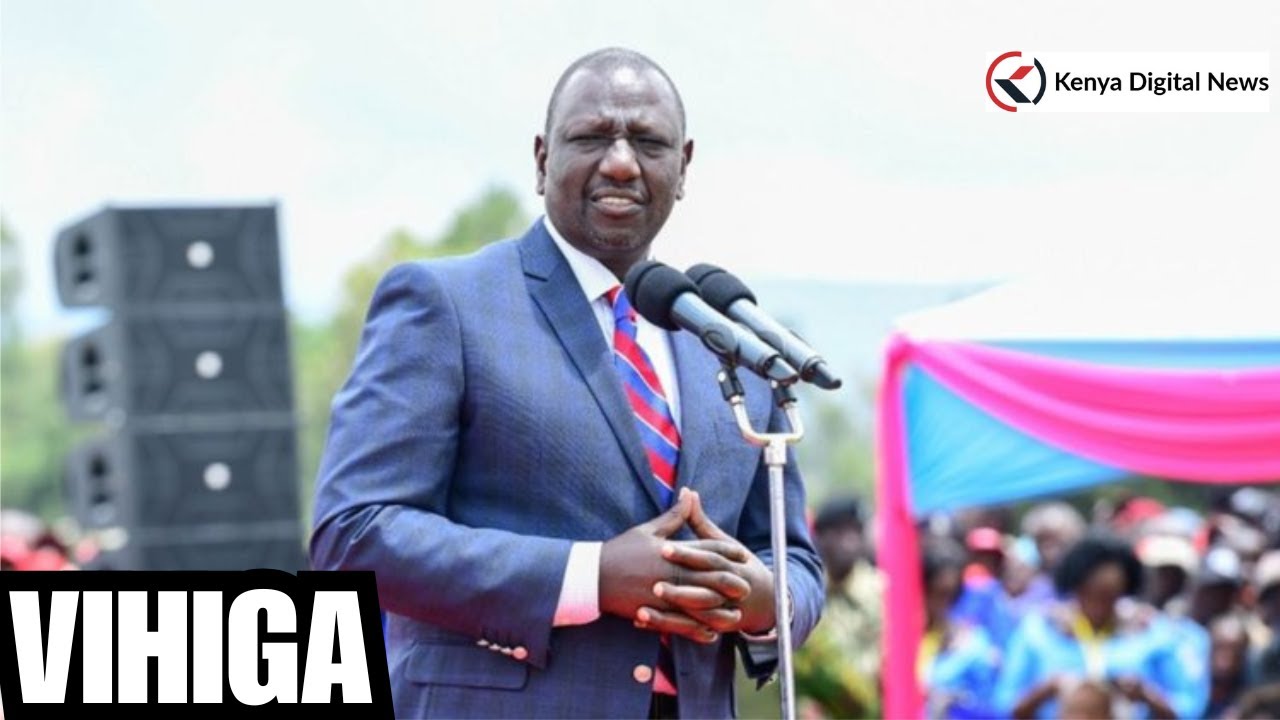 NO JOKES! Listen to President Ruto's full tough speech as he roars in Vihiga!!