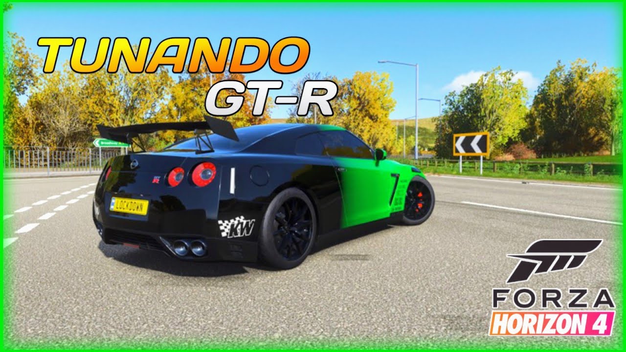 TUNANDO O NISSAN GT-R NO FORZA HORIZON 4