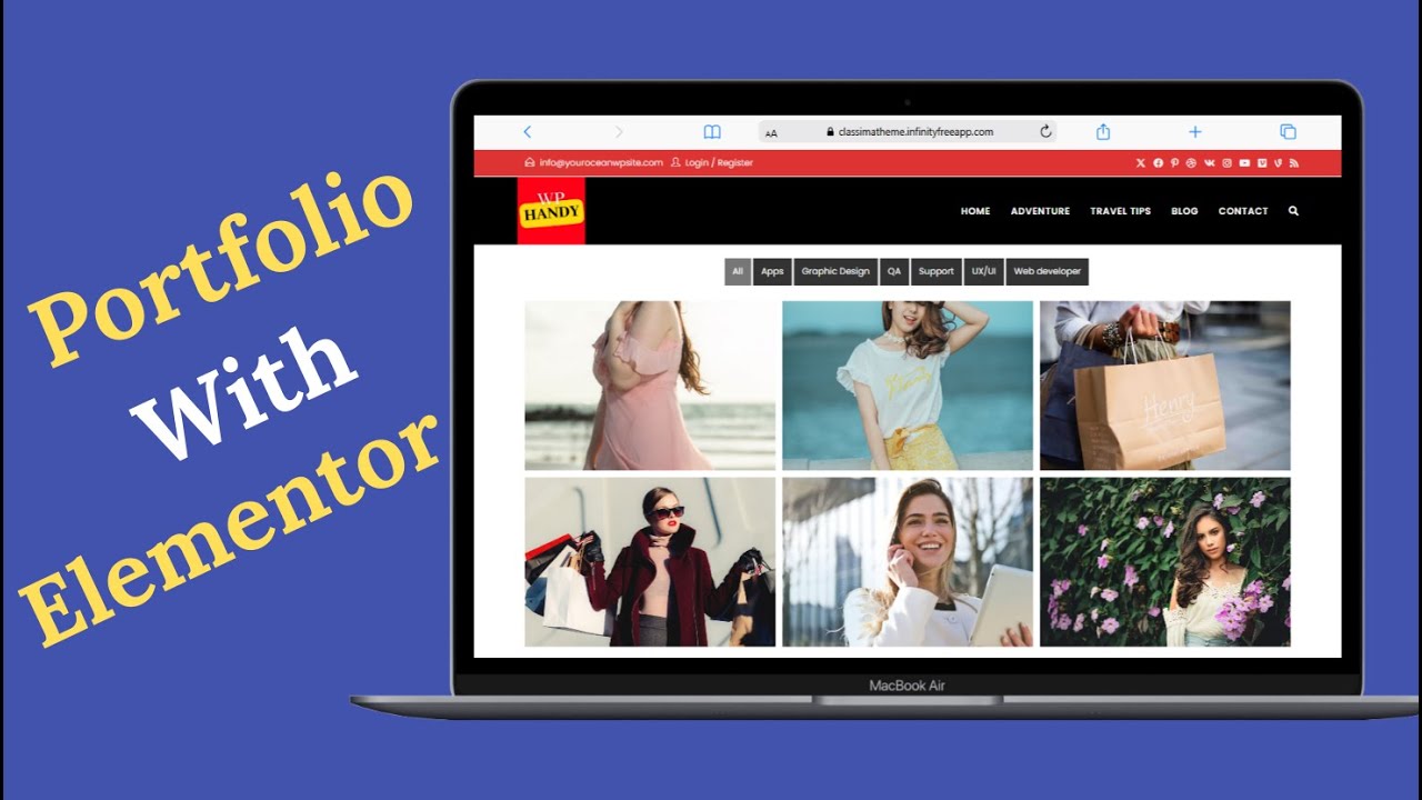 How to Add Portfolio in WordPress with Elementor Free Plugin