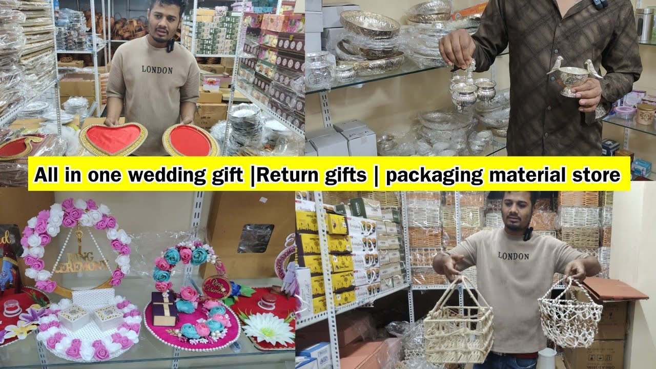 Chickpet wholesale wedding return gifts| packaging material| cane baskets all in one place 