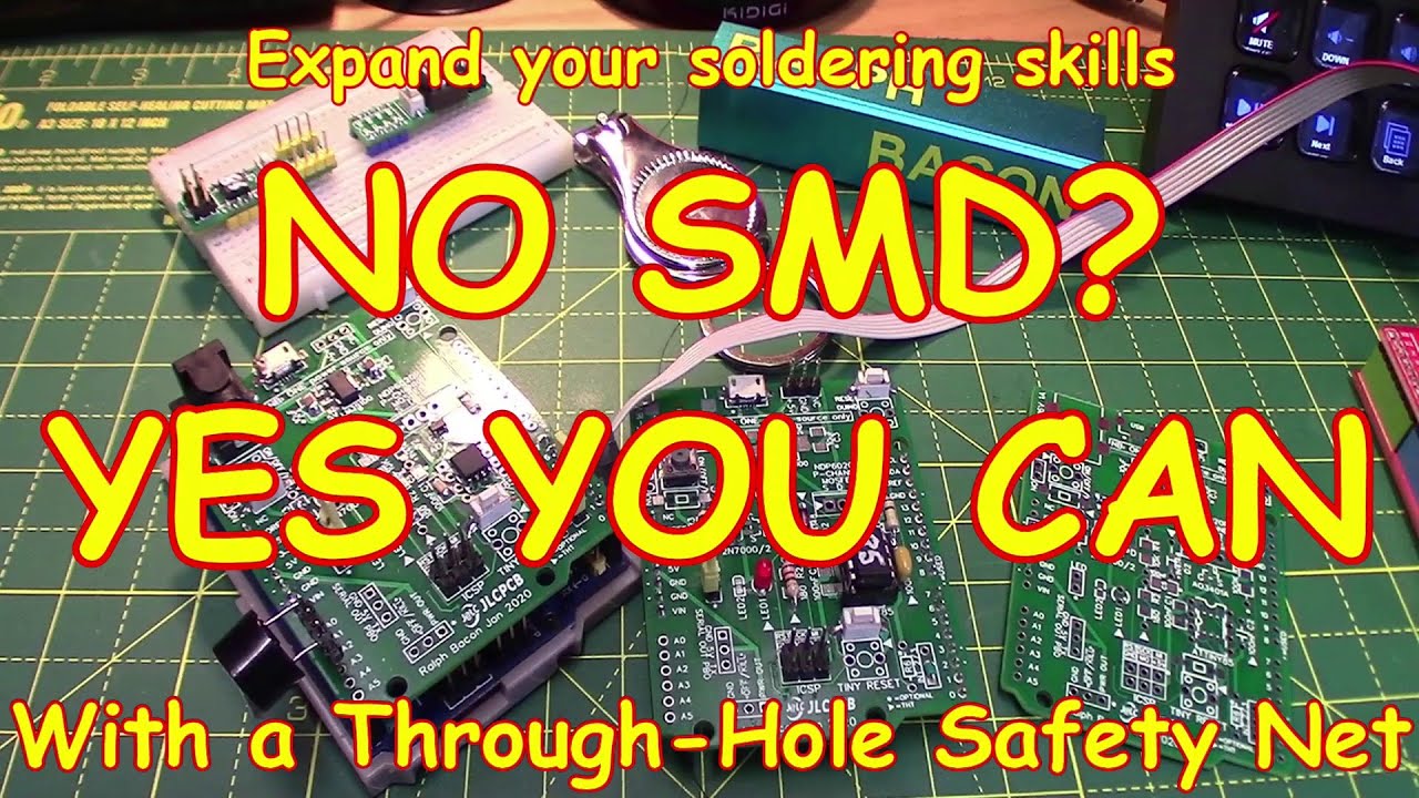 #176 Dual SMD & THT PCB Arduino Shield (Easy! Yes You CAN)