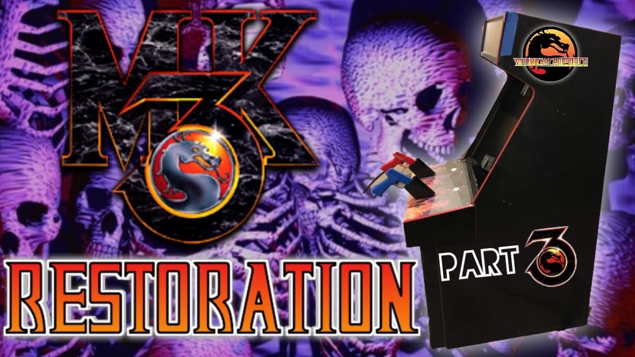 Mortal Kombat 3 Arcade Machine Restoration - Part 3 - The Control Panel