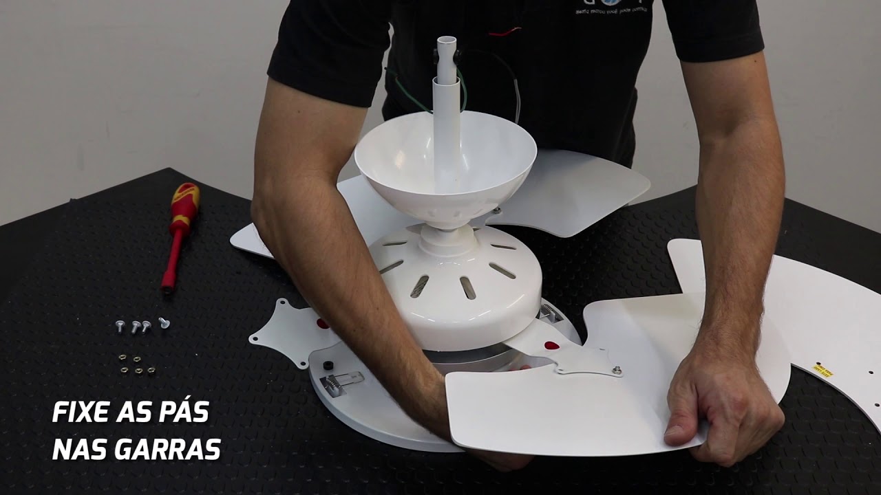 Vídeo Montagem - Ventilador Aventador LED