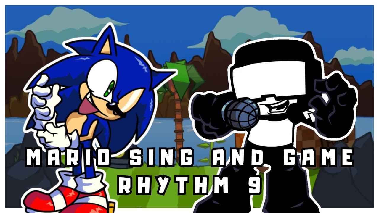 FNF MARIO SING AND GAME RHYTHM 9 – Sonic vs Tankman | MARIO'S MADNESS | LunarFNF