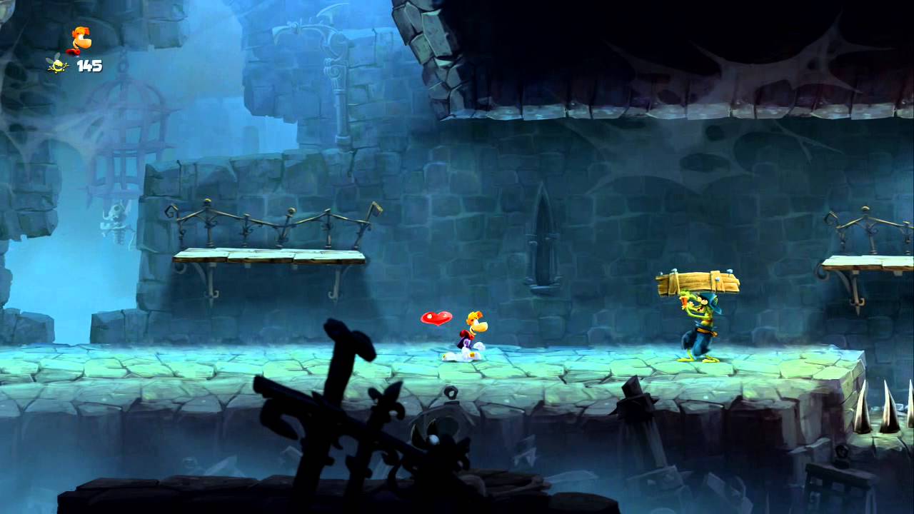 Rayman Legends Xbox 360 HD Gameplay First 35 Minutes