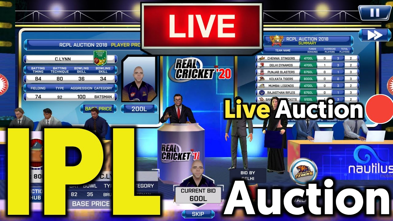 IPL 2020 AUCTION LIVE || RCB AUCTION || RCPL Auction