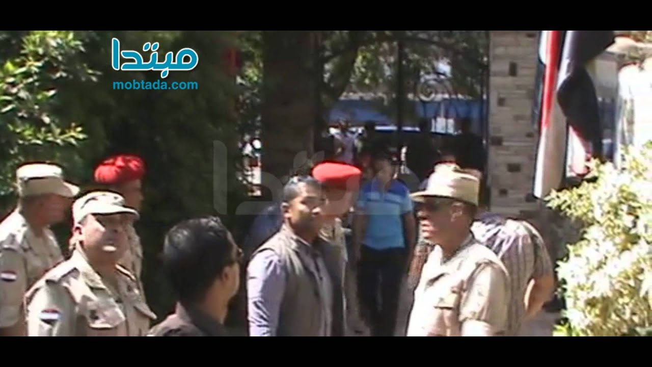 قائد المنطقة العسكرية المركزية يضع اللمسات الأخيرة لتأمين الانتخابات بالدقى