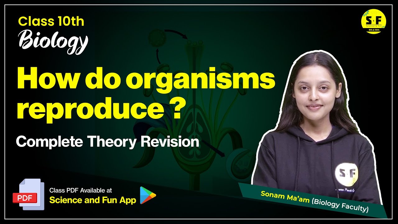 Class 10th Biology How do Organisms Reproduce ? Revision with Sonam Maam