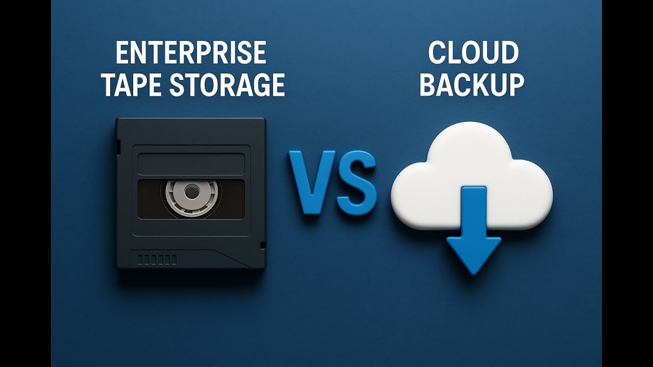 Tape Storage vs. Cloud Backup in 2025: Which Is Safer for Your Business Data? 🔐