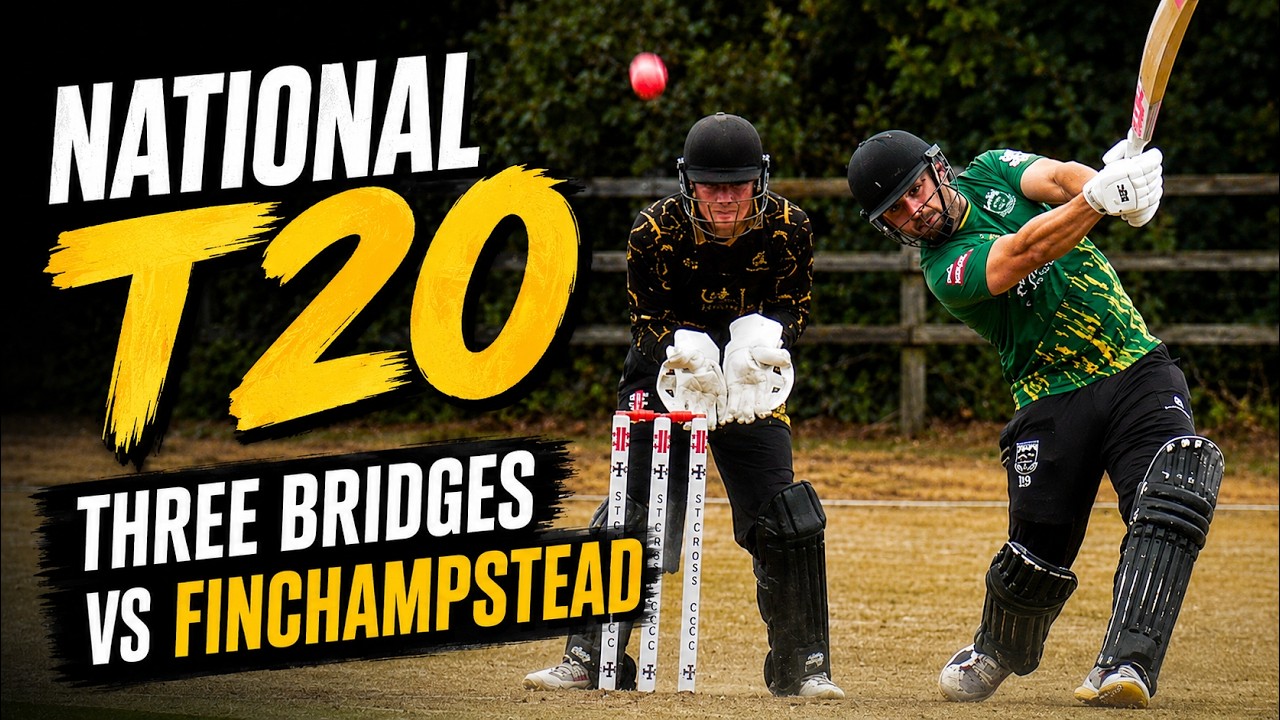 NATIONAL T20 | Three Bridges vs Finchampstead | Cricket Highlights