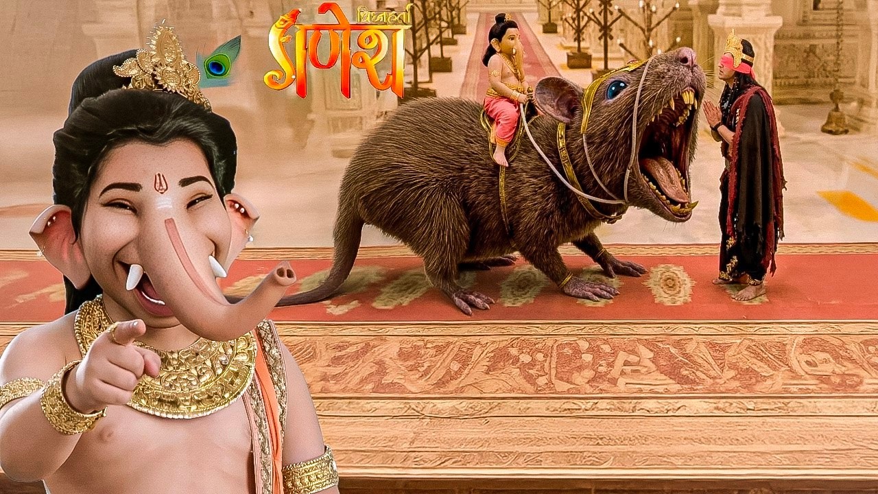 गणेश जी के आदेश पर मूषक ने मायावी राक्षस पर किया आक्रमण।VIGHNAHARTA GANESH   || Latest Episode ||