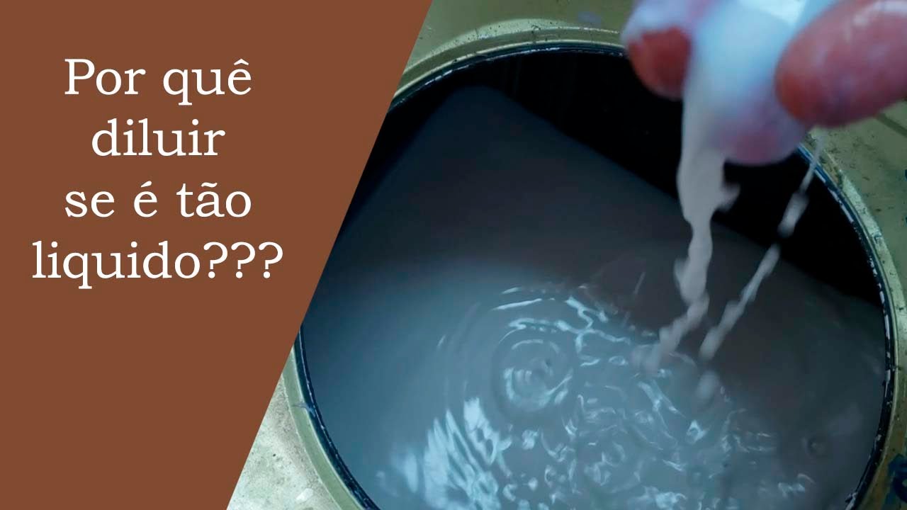 Porque você é Obrigado a Diluir o Fundo Preparador