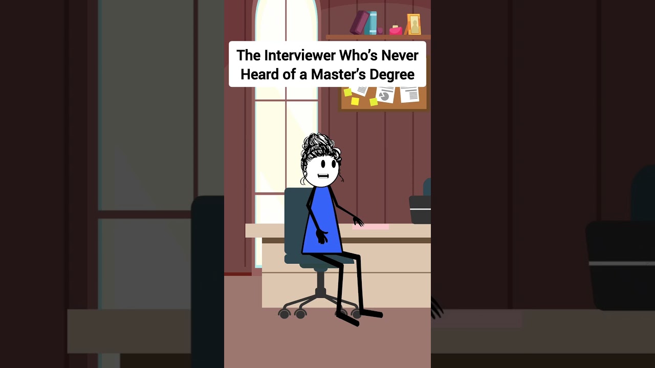 The Interviewer Who&rsquo;s Never Heard of a Master&rsquo;s Degree #corporate #animation #gplus #skits