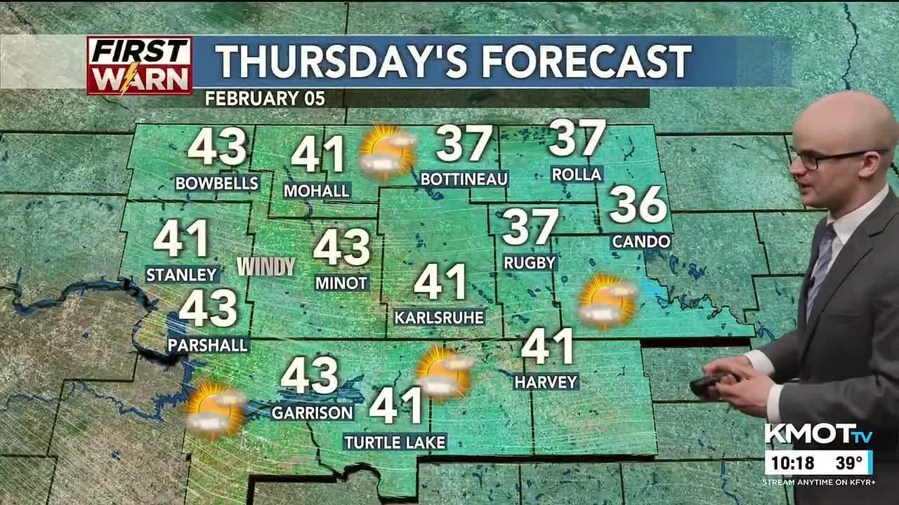 KMOT First News at Ten Weather 02/04/2026