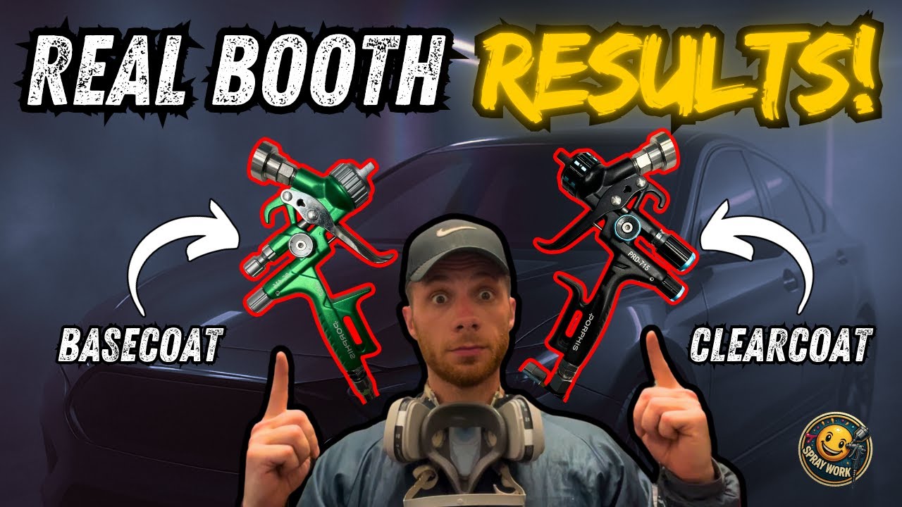 “I Put 2 NEW Porphis Spray Guns to the Test — One for Base, One for Clear”