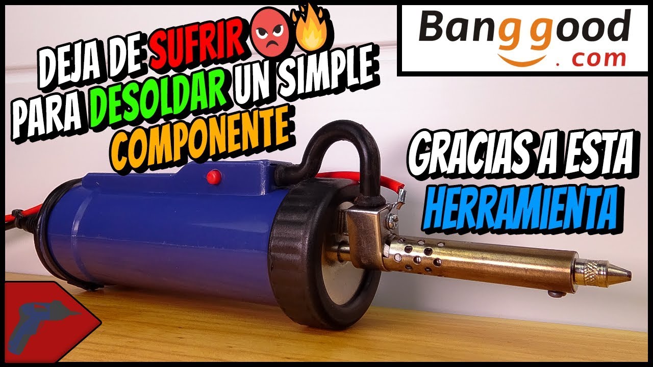 DESOLDADOR de ESTAÑO con Bomba de Vacío - Review ✔