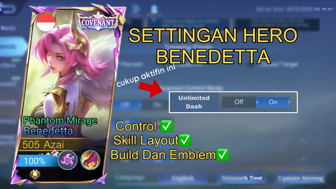 Settingan & Build Benedetta Paling OP 2025! Auto Savage 🔥