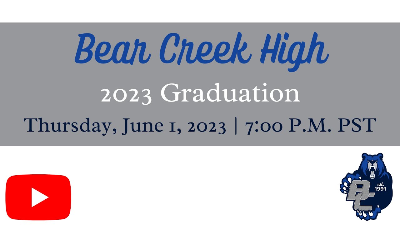 Bear Creek High School 2023 Graduation - June 1, 2023