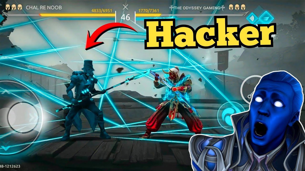 He Hacked Me 😳 Dodging itu's Impossible shadow Move *Behold the Future* || Shadow Fight 4 Arena