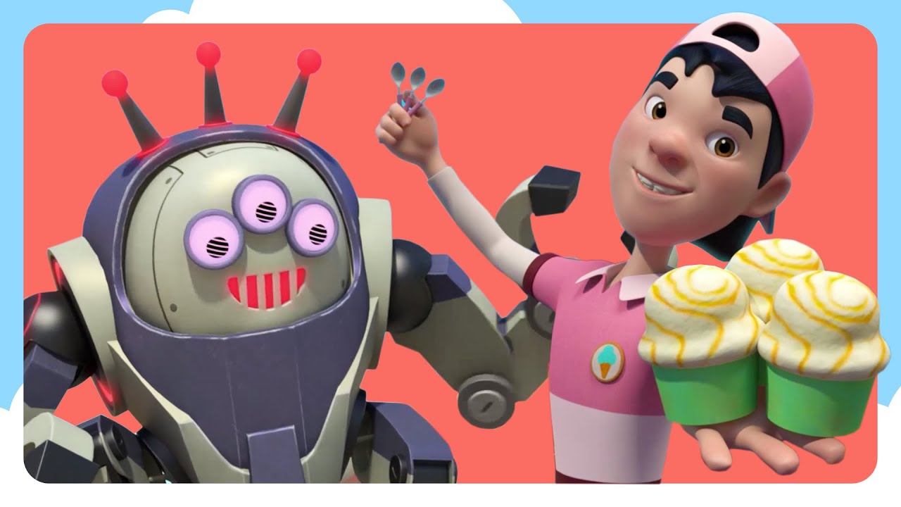 Alien Robots + Sammy’s Sorbet 👽🍦 | Cartoon Treehouse | Rusty Rivets