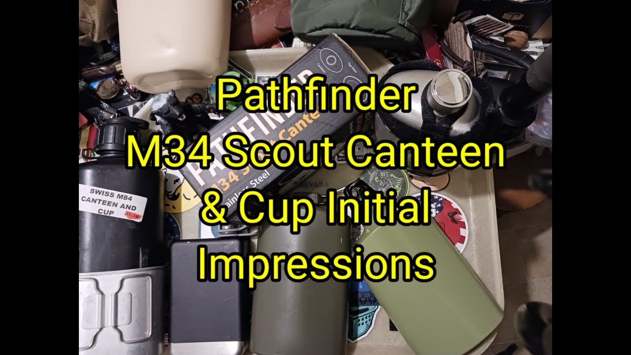 (1776) Pathfinder M34 Scout Canteen and Cup Initial Impressions