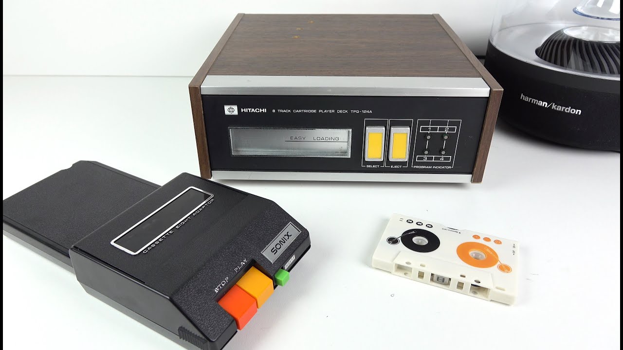 Car Stereo Tape Adapters - 8-Track to Cassette to MP3