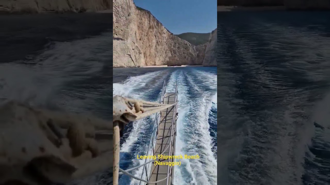 Shipwreck Beach #navagiobeach #shipwreckbeach #navagio #coastalcruise #zante #greece #waves #relax