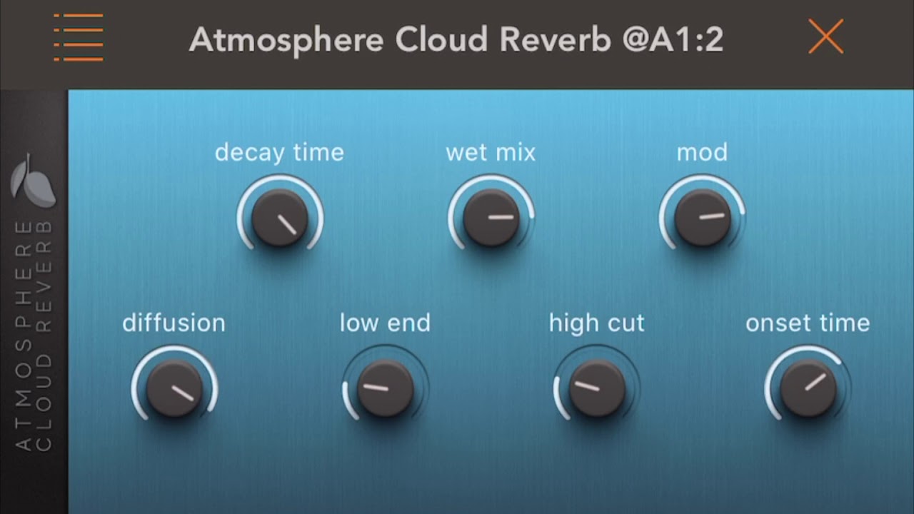 Atmosphere Cloud Reverb on iPhone with Audiokit Retro Piano