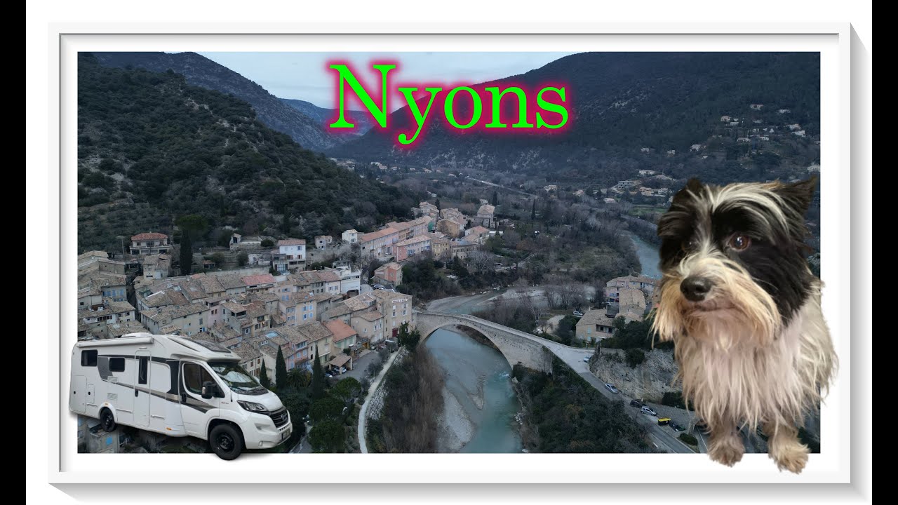 🇫🇷 Ньон — с кемпером и собакой в ​​самый сокровенный секрет Дром-Провансаль/Франция —зима 2023/24 г.