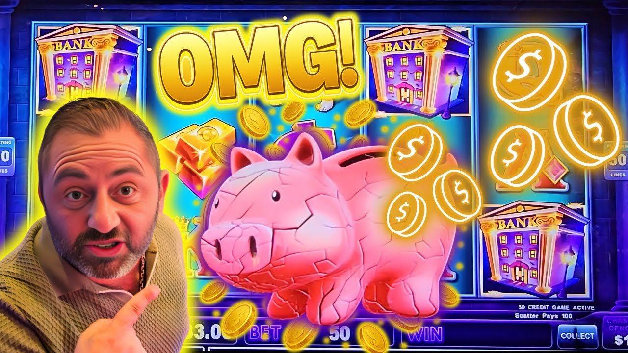 🐷OMG! THESE LITTLE PIGGYS WENT CRAZY! BIG BETS & NICE JACKPOTS on SUPER HIGH LIMIT PIGGY BANKIN&rsquo;💰