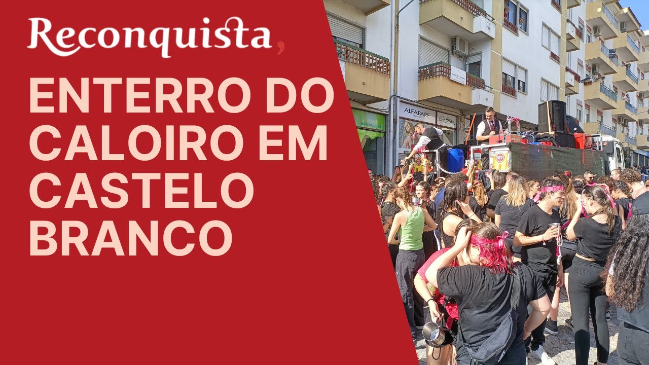 Enterro do Caloiro em Castelo Branco