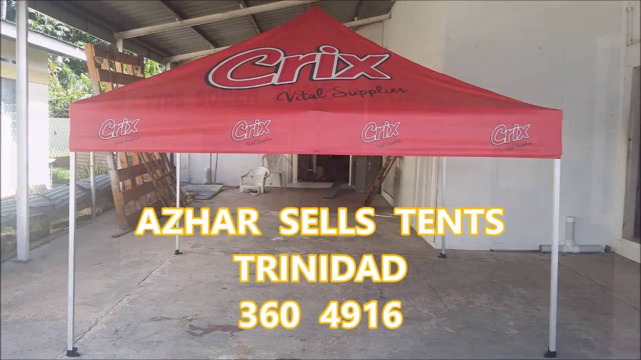 How to set up a POP UP TENT or Folding Tent . Also called EZ UP TENT