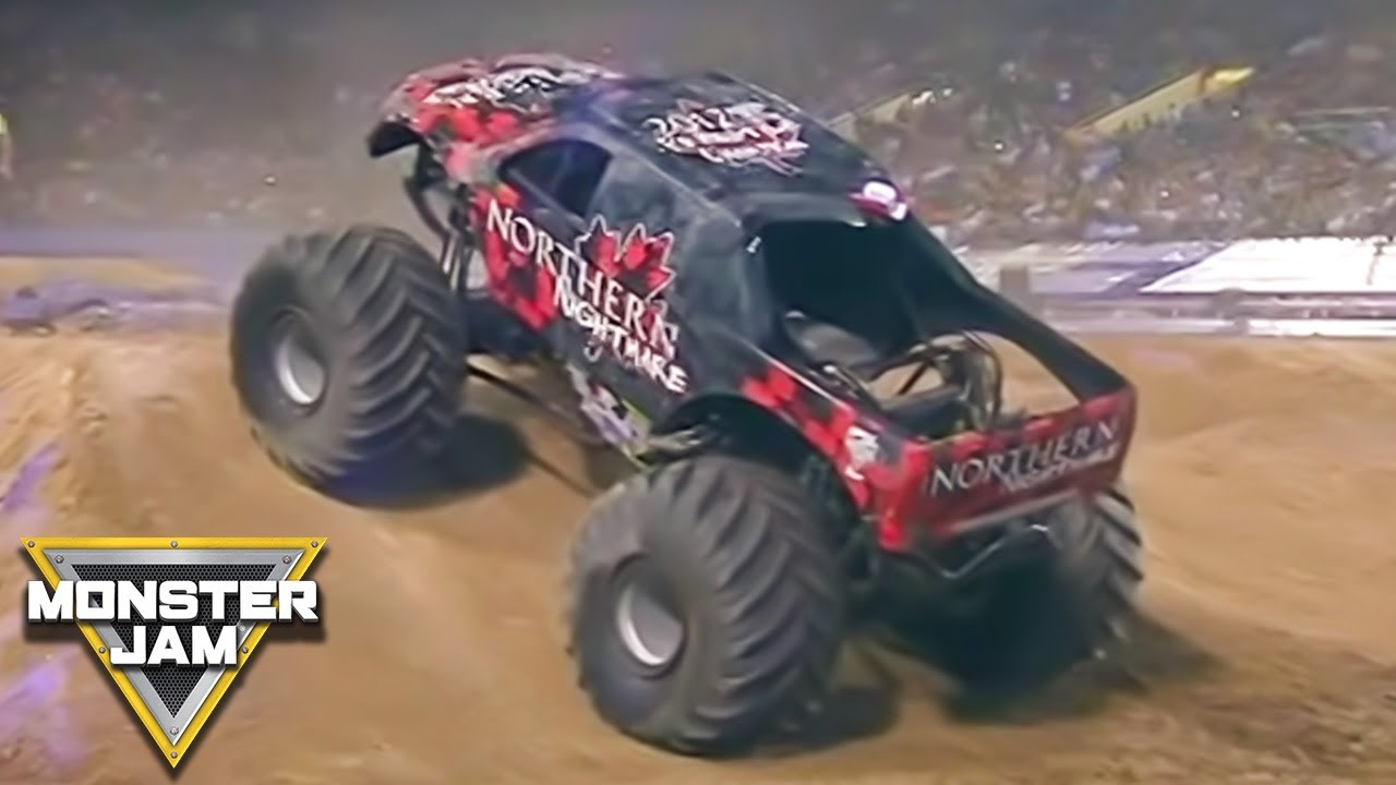 Попытка обратного сальто Northern Nightmare | Мировой финал Monster Jam XV | Monster Jam