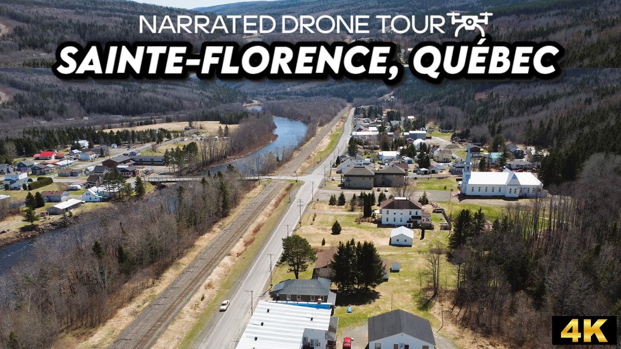 ⚜️🚁 Stunning 4K Drone Tour of Sainte-Florence | Discover Québec's Hidden Gem from Above 🏞️🇨🇦