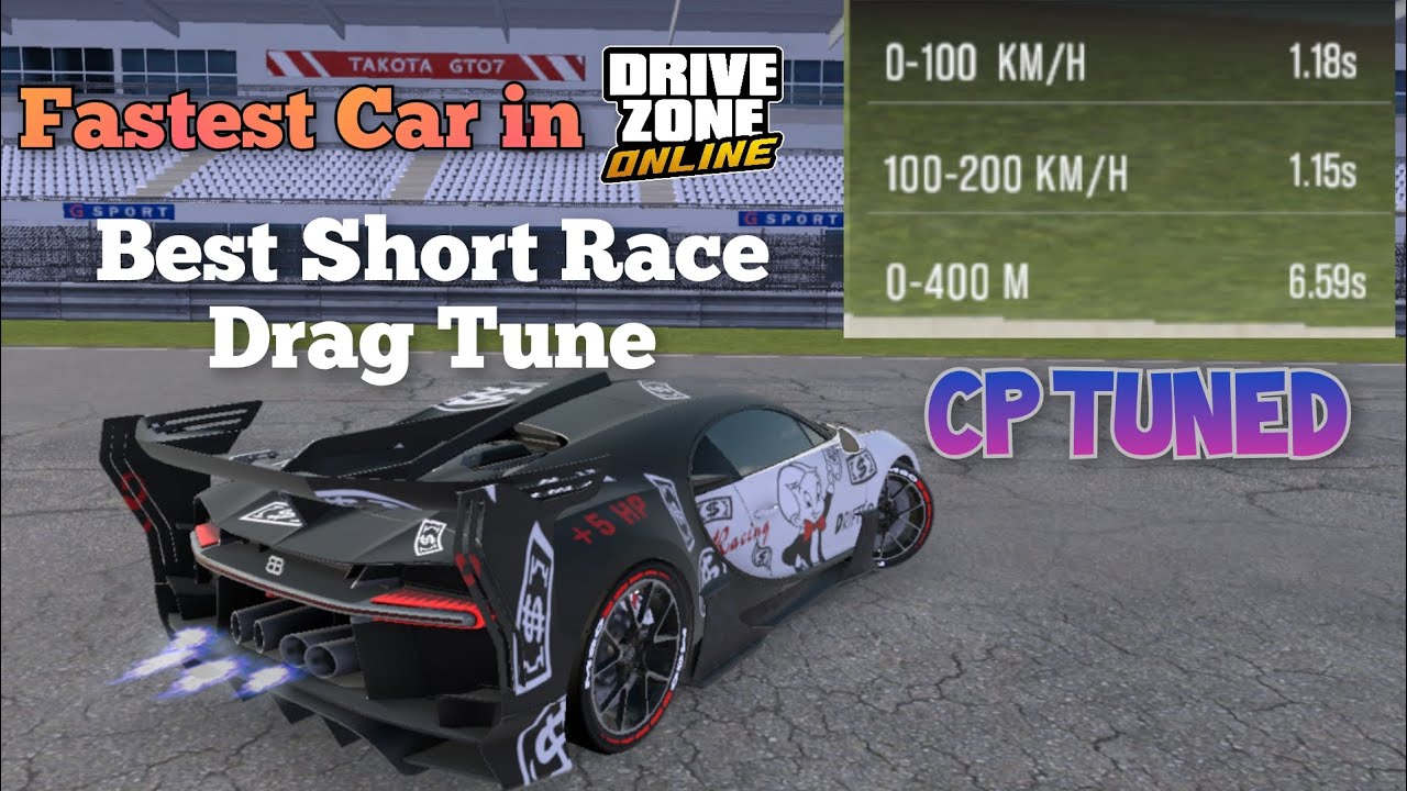 Drive Zone Online: DRIVON (Bugatti Chiron) CP Tuned | Best Short Drag Race Tuning