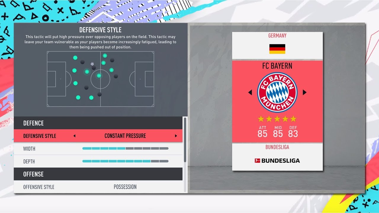 FIFA 20  FC BAYERN MUNICH NIKO KOVAC CUSTOM TACTICS 4-2-3-1 + PLAYER INSTRUCTIONS