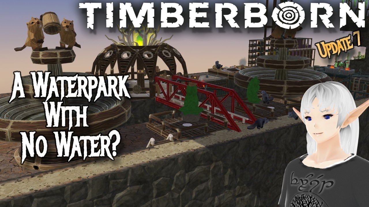 The Driest Waterpark EVER!  – Timberborn Update 7 Hard mode [E19]